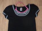 C&A HERE & THERE zwart + wit hesje / top / shirt 146 152, Gebruikt, C&A, Meisje, Ophalen of Verzenden