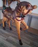 Mooi uitgestoken carrousel paard 1.50 hoog, Antiek en Kunst, Ophalen