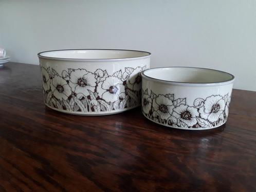 Twee vintage ovenschalen Hornsea Pottery Cornrose Lancaster, Huis en Inrichting, Keuken | Servies, Gebruikt, Schaal of Schalen