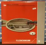 Fleischmann N 9152 Elektrisch aangedreven draaischijf NIEUW, Gelijkstroom, Fleischmann, Brug, Tunnel of Gebouw, Nieuw