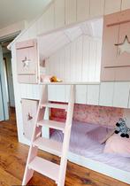 Uniek houten boomhut bed, Ophalen, Gebruikt, 100 cm of meer, Hoogslaper of Stapelbed