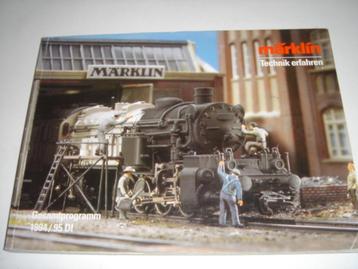 Märklin catalogus 1994 - 1995 - ZEER NETTE STAAT beschikbaar voor biedingen