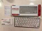 TRUST Wireless Bluetooth Toetsenbord Keyboard Mac en Windows, Nieuw, Ophalen of Verzenden, Draadloos, Trust