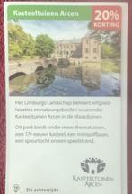 Het Limburgs Landschap - Kasteeltuinen Arcen Voordeelbon, Drie personen of meer, Kortingsbon, Overige typen