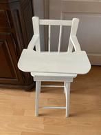 Houten poppenstoel met eetblad, Ophalen of Verzenden, Gebruikt, Meubelstuk of Keukentje