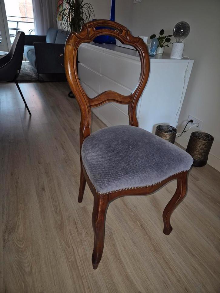 Antieke Stoel in Goede Staat, Huis en Inrichting, Stoelen, Gebruikt, Eén, Hout, Riet of Rotan, Bruin, Ophalen