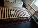 Ikea bed 90x200cm incl matras, 90 cm, Eenpersoons, Wit, Zo goed als nieuw