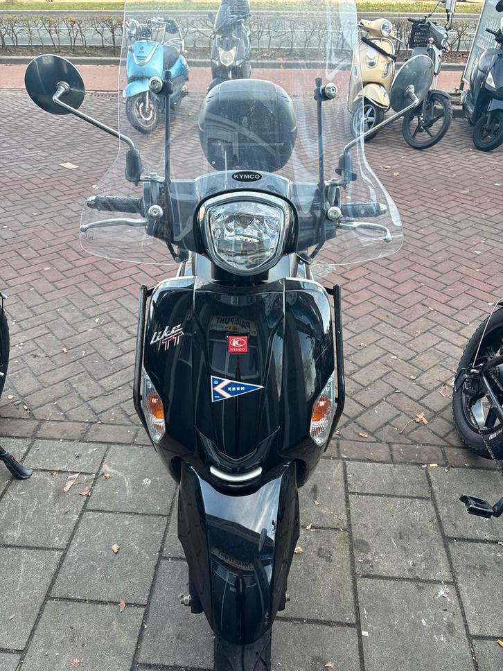 Nette Kymco Like 50 TT - Klassieke Retro Look!, Fietsen en Brommers, Scooters | Kymco, Gebruikt, Like, Maximaal 45 km/u, Benzine