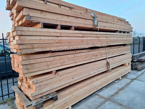 Sloophout  balken  gordingen  7x24x490cm, Doe-het-zelf en Verbouw, Hout en Planken, Gebruikt, Balk, 300 cm of meer, 50 mm of meer