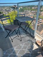 Bistroset ikea, Tuin en Terras, Tuinsets en Loungesets, Gebruikt, Tuinset, Hout, Eettafel