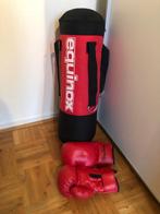 Boksbal en handschoenen equinox kind, Sport en Fitness, Boksen, Ophalen of Verzenden, Zo goed als nieuw, Boksbal