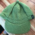 Soho New York groene muts gebreide pet beanie met klep visor, Nieuw, Pet, One size fits all, Ophalen of Verzenden