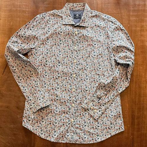 New Zealand Auckland overhemd – Multi Floral – maat XL, Kleding | Heren, Overhemden, Zo goed als nieuw, Halswijdte 43/44 (XL)