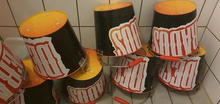 Desperados buckets emmers, Verzamelen, Biermerken, Zo goed als nieuw, Overige merken, Ophalen of Verzenden