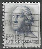 USA 1962/1963 - Yvert 741R - George Washington (ST), Verzenden, Gestempeld, Noord-Amerika