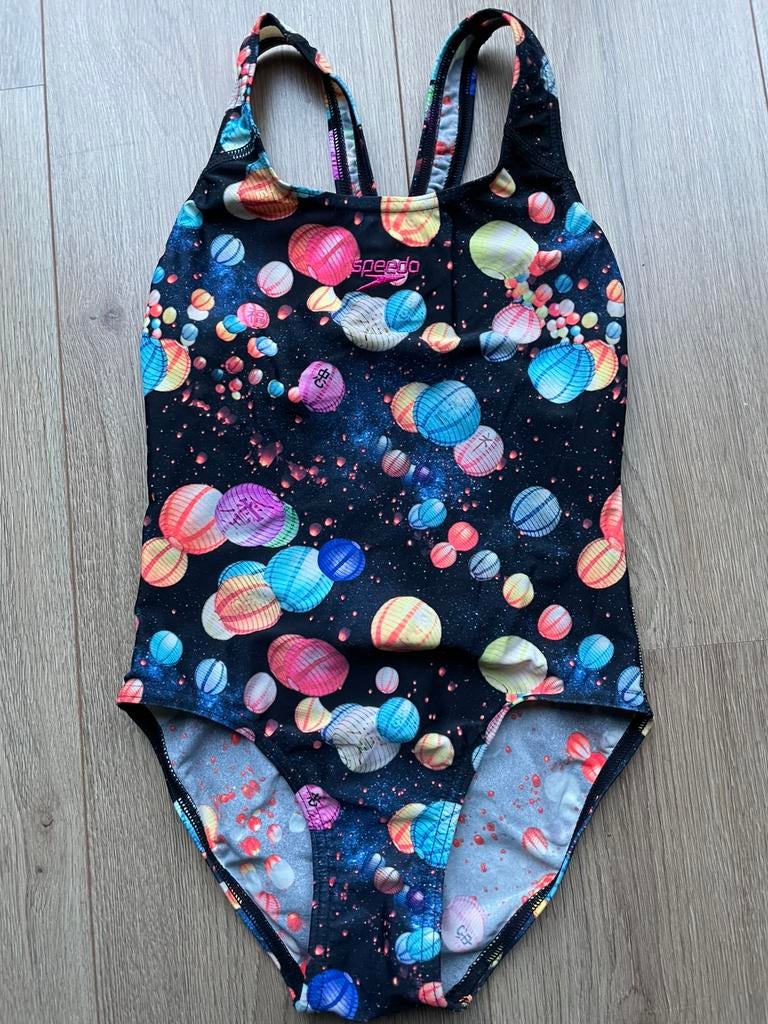 Zwempak Speedo lampions maat 140, Ophalen of Verzenden, Gebruikt, Meisje, Sport- of Zwemkleding