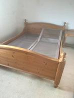 Grenen ledikant & spiraal, Ophalen, Grenen, Tweepersoons, 200 cm