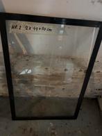 2x Voorzetramen Dubbel Glas 49x70cm, Doe-het-zelf en Verbouw, Glas en Ramen, Ophalen
