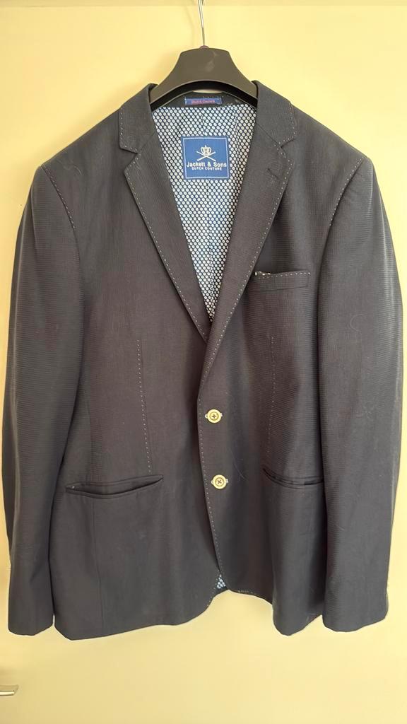 Jacett & Sons Blazer Maat 56, Kleding | Heren, Kostuums en Colberts, Zo goed als nieuw, Maat 56/58 (XL), Blauw, Ophalen of Verzenden