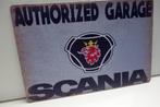 SAAB / SCANIA AUTO  LOGO BORD AUTHORIZED GARAGE, Verzamelen, Ophalen of Verzenden, Nieuw, Auto's