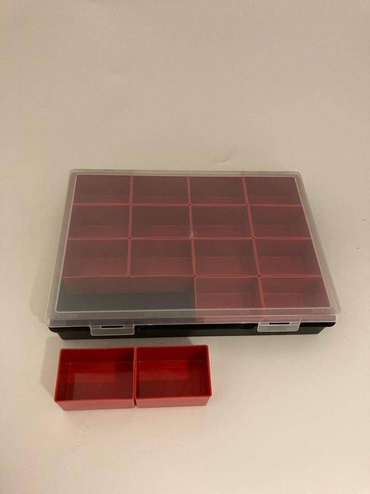 Sorteerbox met 16 uitneembare bakjes Tay, Hobby en Vrije tijd, Knutselen, Nieuw, Overige typen, Ophalen of Verzenden