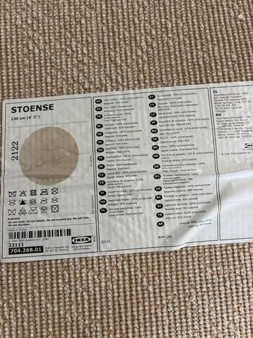 2 Ronde IKEA Stoense Kleden Beige