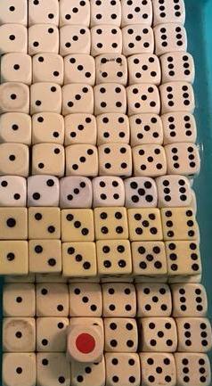 Partij Dobbelstenen - 23 Sets!, Hobby en Vrije tijd, Denksport en Puzzels, Zo goed als nieuw, Overige typen, Minder dan 500 stukjes