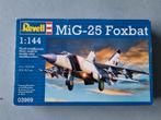 Revell 03969 MiG-25 Foxbat 1:144 zie omschr, Hobby en Vrije tijd, Revell, Ophalen of Verzenden, Vliegtuig, 1:144 tot 1:200