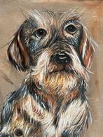 Teckel schilderij, Antiek en Kunst, Ophalen of Verzenden