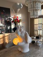 Olifant Lamp met Maan - Luxe Decoratie 125cm, Antiek en Kunst, Ophalen of Verzenden