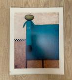 Turquoise Dog with Apple door D. Kessler, Ophalen of Verzenden