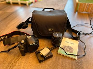 Digitale camera Canon EOS 500d - complete set  beschikbaar voor biedingen