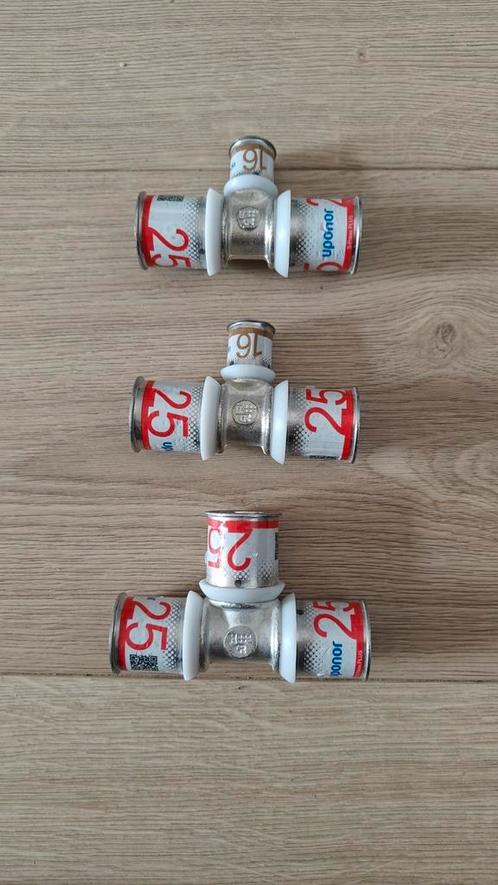 Uponor perskoppelingen S-Press Plus  25, 20, 16 mm, Doe-het-zelf en Verbouw, Buizen en Afvoer, Nieuw, Bochten, Rvs, 6 meter of meer