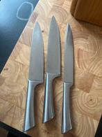 Villeroy & Boch messen - 3 stuks, Gebruikt, Ophalen of Verzenden, Rvs of Chroom, Vaatwasserbestendig