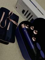Dyson airwrap long blue, Ophalen of Verzenden, Zo goed als nieuw, Föhn of Haardroger