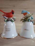 Keramische vintage beeldjes. Bluebird en American Cardinal., Ophalen of Verzenden