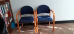 Mooie stoeltjes met armleuning per stuk 25 euro, Twee, Blauw, Ophalen of Verzenden, Zo goed als nieuw