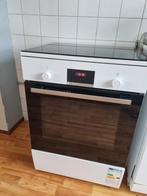 Zeer nette Bosch Inductie Fornuis - 60cm - Wit-Z.G.A.N, Oven, Hete lucht, Ophalen of Verzenden, Zo goed als nieuw