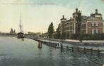 Amsterdam - Marine Paleis met opleidingschip Wassenaar, Ophalen of Verzenden, Voor 1920, Gelopen, Noord-Holland