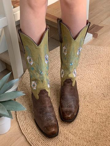 Sonora flowerboots 41 hoge cowboylaarzen western boots beschikbaar voor biedingen