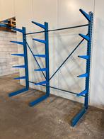 Draagarmstelling / magazijnstelling / voorraadstelling, Doe-het-zelf en Verbouw, Ophalen, Gebruikt, ., 170 cm of meer