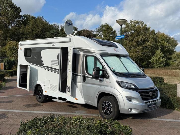T338-Enkele bedden-Hefbed-1e Eig.-2021-Fiat Ducato-Izgst!, Caravans en Kamperen, Campers, Bedrijf, tot en met 4, Half-integraal