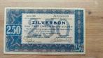 Zilverbon 2½ Gulden 1938, Ophalen of Verzenden, 2½ gulden, Los biljet
