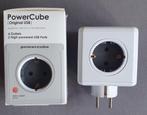 2 Stuks PowerCube Original Duo USB Wit, verdeeldoos en USB, Doe-het-zelf en Verbouw, Elektra en Kabels, Ophalen of Verzenden, Nieuw