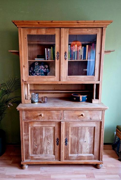 Buffetkast tweedelig, Huis en Inrichting, Kasten | Buffetkasten, Gebruikt, 200 cm of meer, 100 tot 150 cm, 50 tot 75 cm, Ophalen