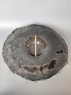 Super grote glas kunst schaal gesigneerd Mihai Topescu, Verzenden