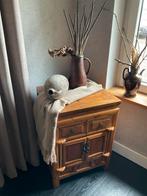 Te koop uniek oud houten kastje, Ophalen, 50 tot 100 cm, Zo goed als nieuw, Minder dan 100 cm