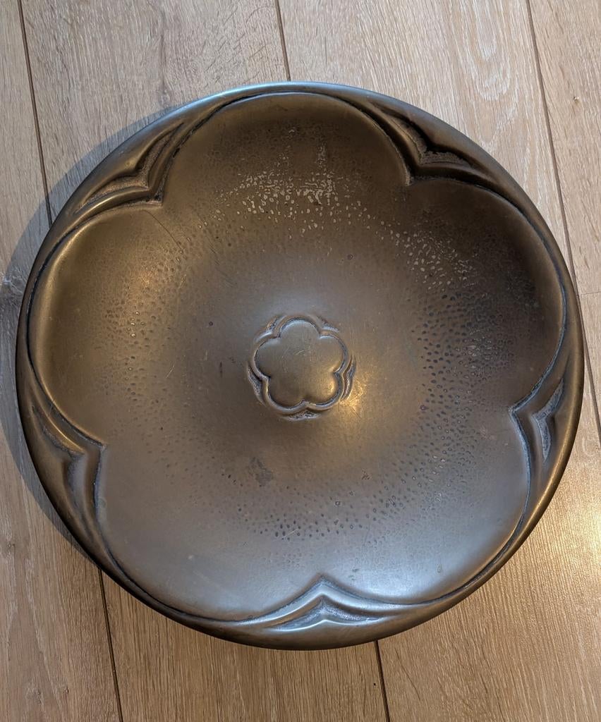 Amsterdamse school schotel van meubelfabriek Roemer Zutphen, Antiek en Kunst, Antiek | Wandborden en Tegels, Ophalen of Verzenden