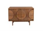 Zuiver Groove Dressoir - B 82 cm - Walnoot | Van €699, nu, Huis en Inrichting, Kasten | Dressoirs, Nieuw, Ophalen of Verzenden