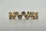 Gouden Vintage design ring diamant. Ca: 0.72 ct. 2025/727., ., Ophalen of Verzenden, Zo goed als nieuw, Met edelsteen